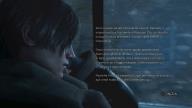 La schermata che riassume la storia di Leon Kennedy dopo i tragici fatti di Resident Evil 2.